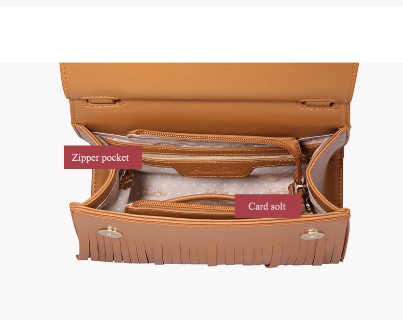 Just star women leather crossobody bag 10