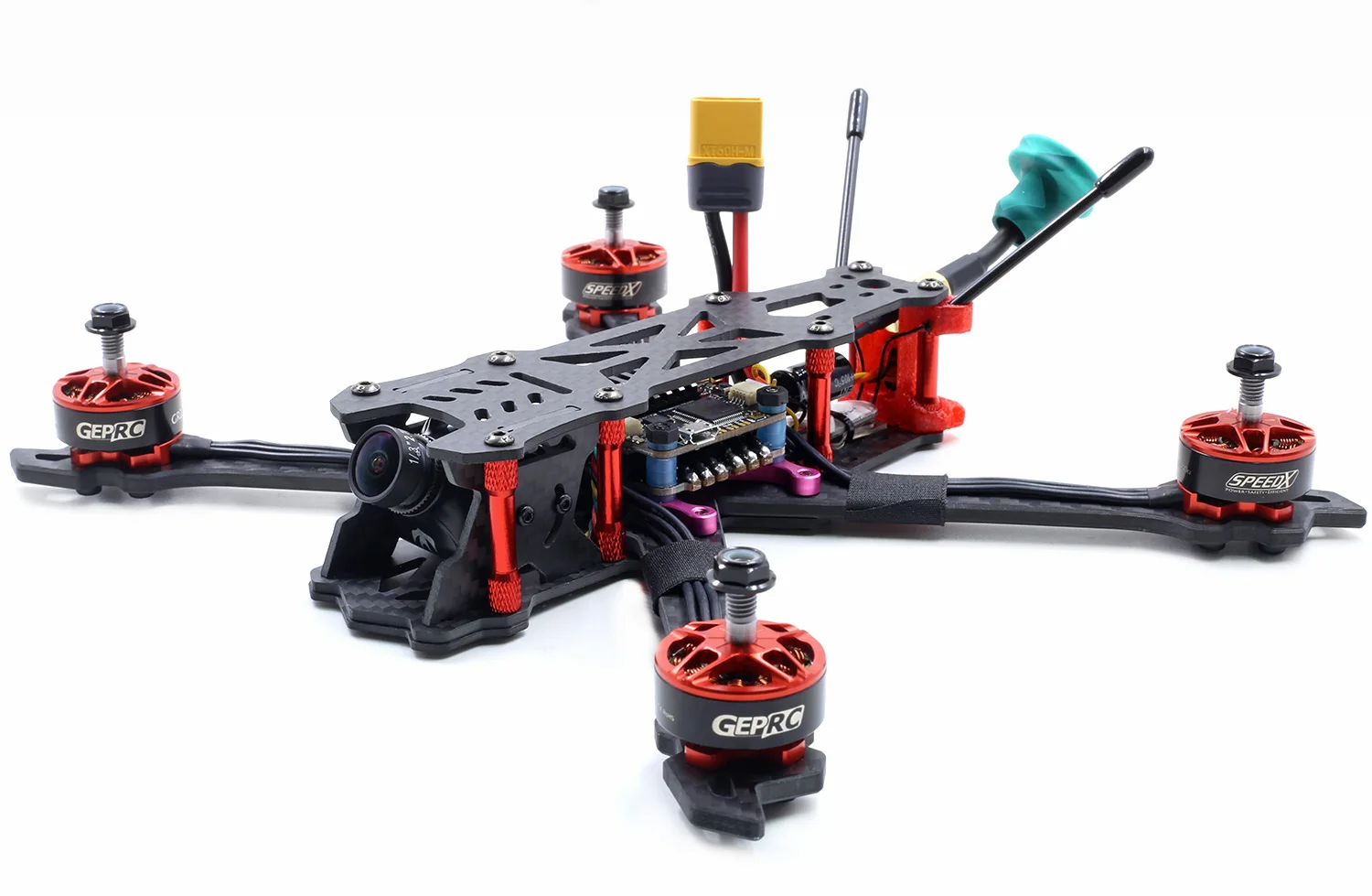 GEPRC Mark2 FPV Бесщеточный RC гоночный Дрон Квадрокоптер с 230 мм 40A BLHeli_s 600TVL полный 3K Углеродное волокно BNF PNP