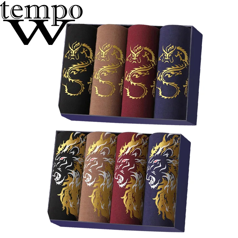 WTEMPO 8 шт./лот Мужское нижнее белье боксеры мужские трусы шорты бренд Jdren Cuecas |