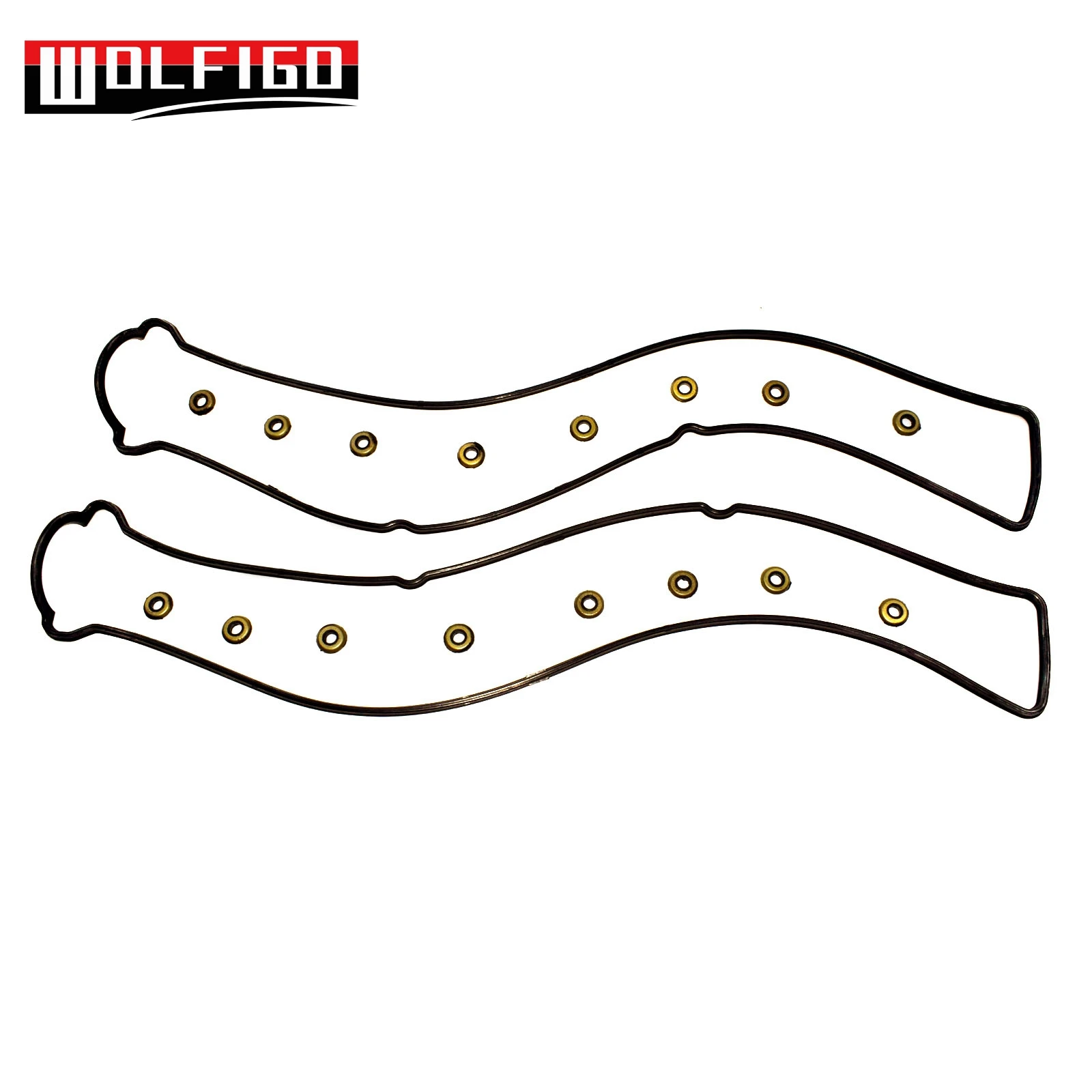 

WOLFIGO New Valve Cover Gaskets Left Right & Bolt O-Rings Grommets Set for LEXUS/TOYOTA 11213-46020,11214-46011,90210-07001
