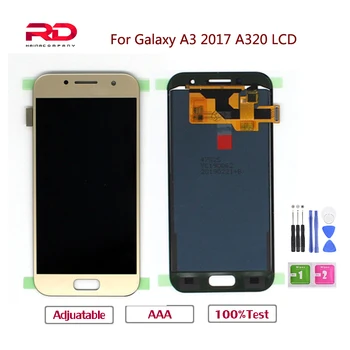 

A320F LCD For Samsung Galaxy A3 2017 A320 A320M A320F LCD Display Touch Screen Digitizer Assembly Brightness Replacement LCD