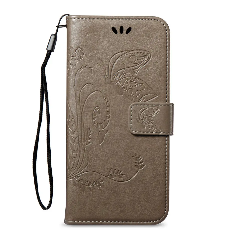 

Luxury Cover Flip Case For apple iPhone XR X XS MAX 8 7 6 6s plus 5 5s SE Wallet Card Pocket Cute Retro Butterfly Capa E02E