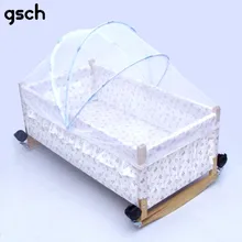 Lit bébé Filet Bébé Moustique Crèche Net Moustique Rideau Lit pliant Lit Compensation Lit Compensation deux taille 100*60 cm/80*50 cm