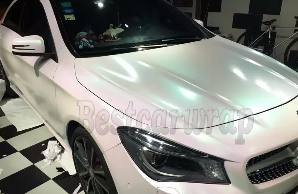 Aurora gloss pearl shift CAR WRAPPING FILM WITH AIR BUBBLE FREE rainbow drift cast foil covering (7)