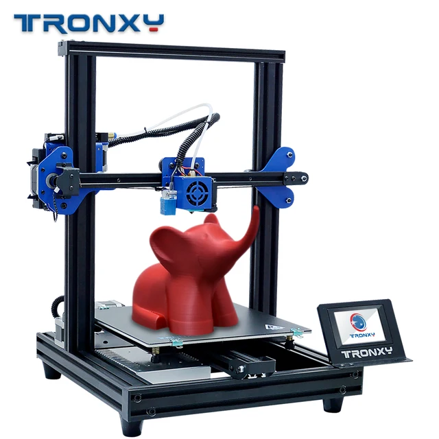 Best Quality 2019 Newest Tronxy XY-2 PRO FDM 3D Printer Full-featured with 8G micro sd 0.25kg PLA filament and 0.4mm nozzle as gift