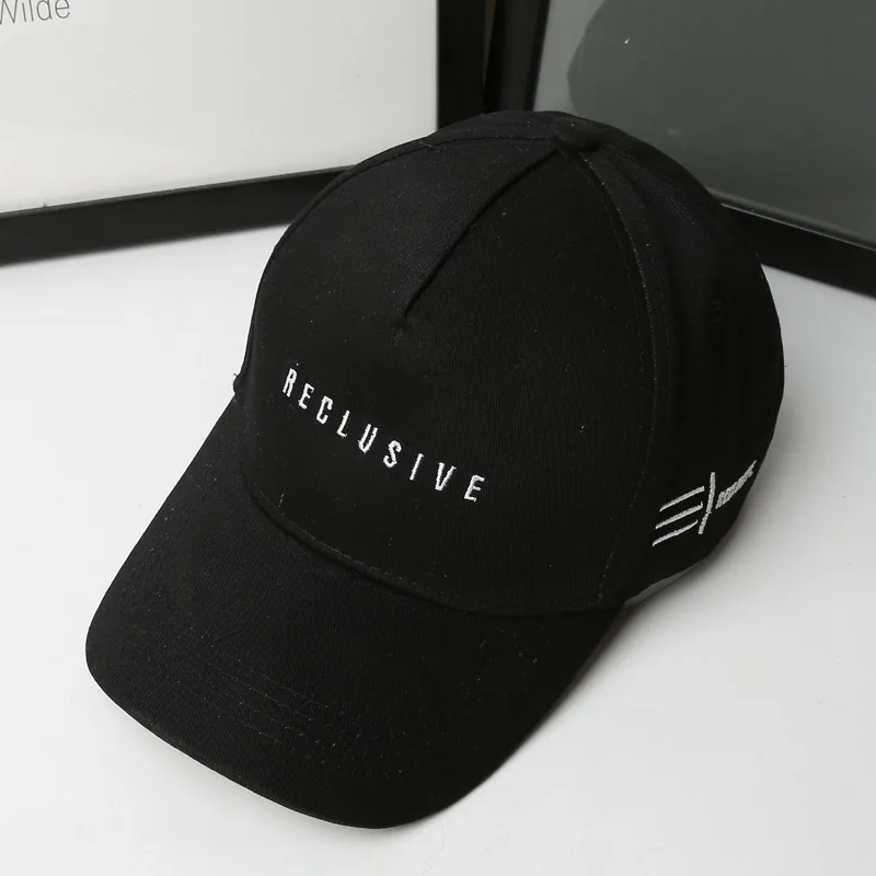 Модная хлопковая бейсболка для пар Черная кепка с надписью Snapback мужчин и женщин