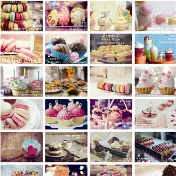 

32 pcs/lot "Happy birthday card postcard" Greeting Card commemorate Post cards Birthday Gift Card Set