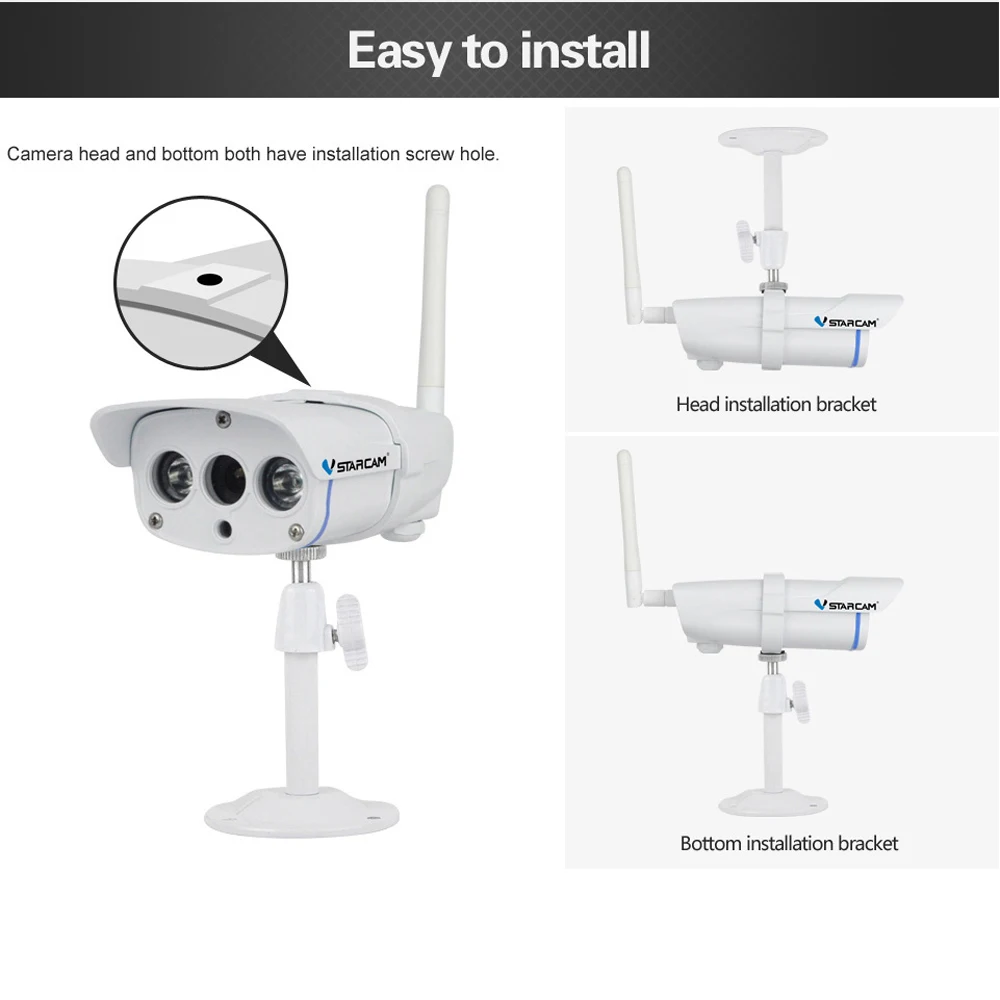 VStarcam C16S IP камера 1080M 2MP Беспроводная IR-Cut Wifi веб-камера CCTV наружная IP67 Surveilliance камера безопасности Видео видимая TF