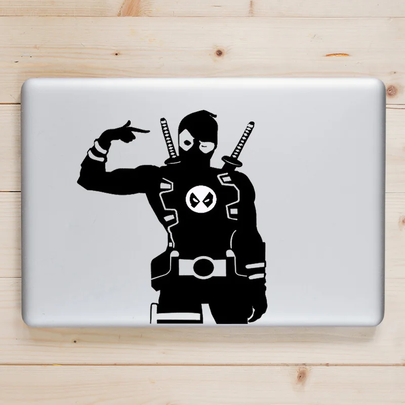 Deadpool Humor Vinyl Laptop Decal for font b Apple b font font b Macbook b font