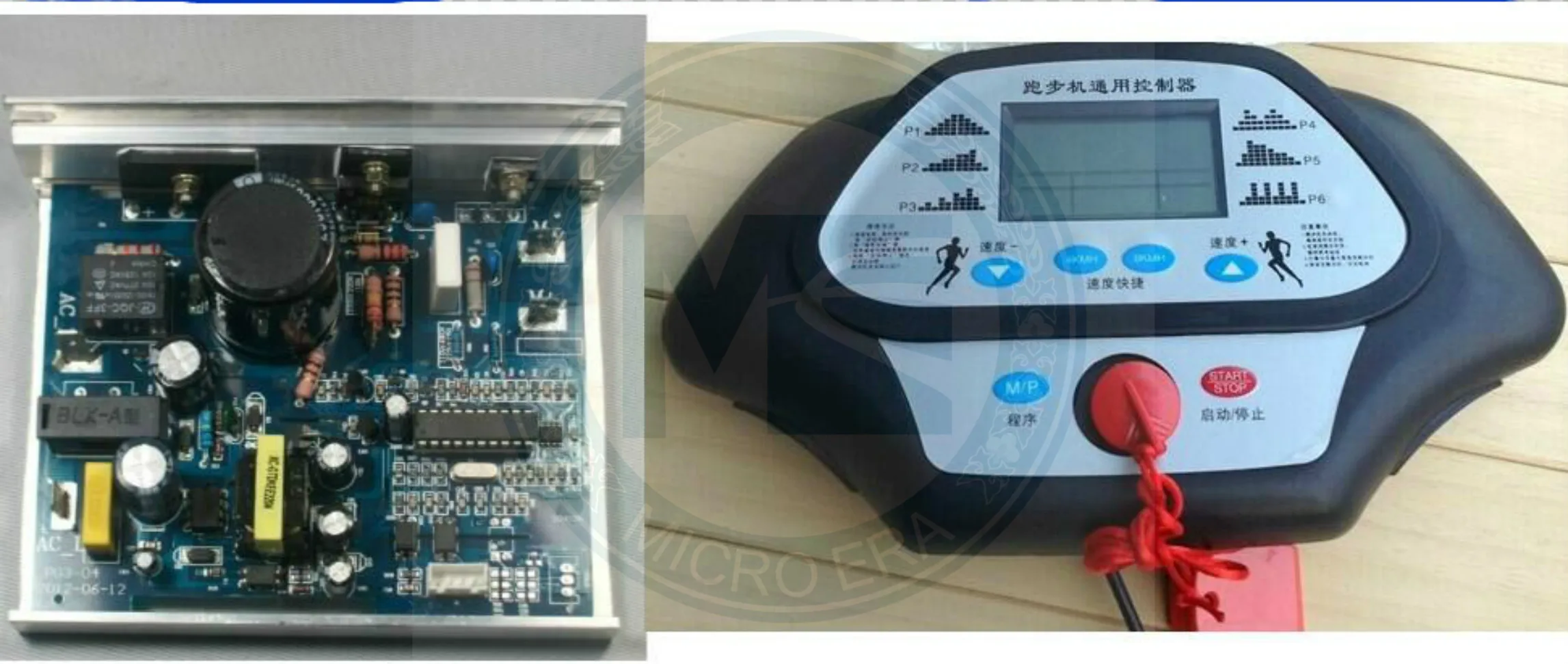 General running machine controller display panel circuit board