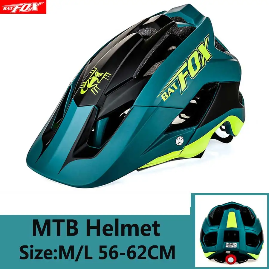 BATFOX велосипедный шлем дорожный горный темно-зеленый шлем цельный литой MTB велосипедный шлем ультралегкий велосипедный шлем Casco Ciclismo - Цвет: F-659