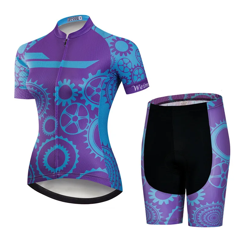 Weimostar Велоспорт Джерси наборы для женщин MTB Велоспорт костюм воздухопроницаемая одежда для катания на велосипеде быстросохнущая велосипедная одежда Pro велосипедная одежда - Цвет: Model 3