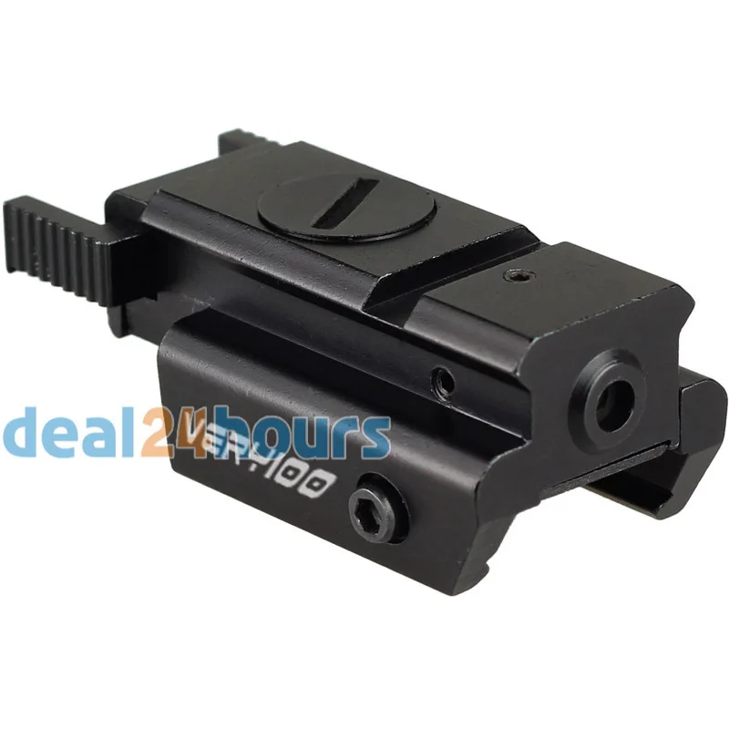 

Quality Pistol Low Profile Compact Red Laser Sight Weaver/Picatinny Rail