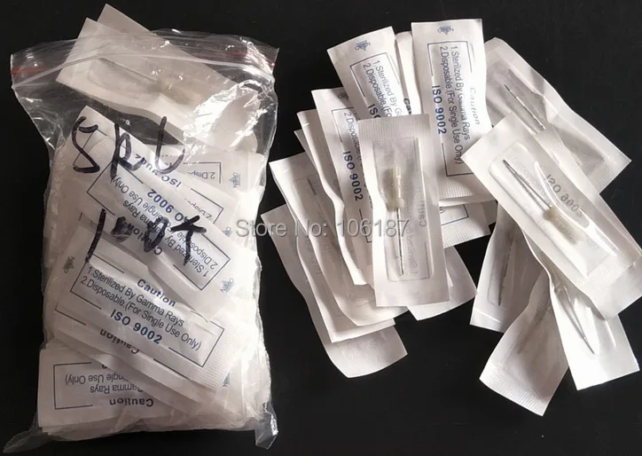 

New Arrival 5RL Disposable Sterilized Needles 100pcs/lot Permanent Makeup Card Needles Round Liner for Eyebrow Tattoo Pen