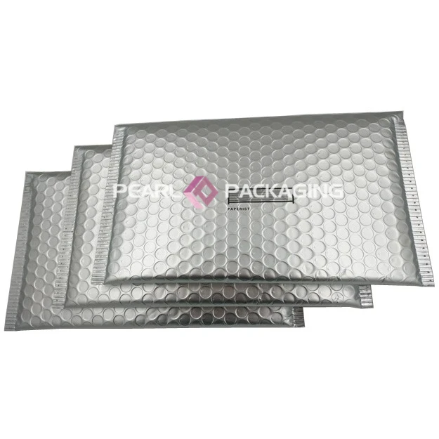 

50pcs Matte Silver Bubble Mailer for Business Delivery Party Favor Free Shipping