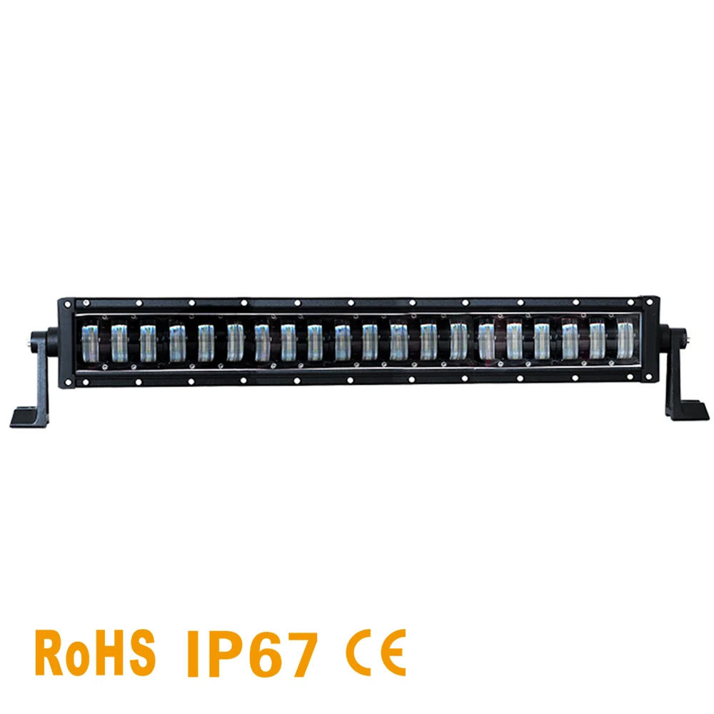 

24.8" 160W LED light bar high low beam 6000k car worklight for offroad truck auto lamp SUV ATV UAZ driving fog lamp spot 12V 24V