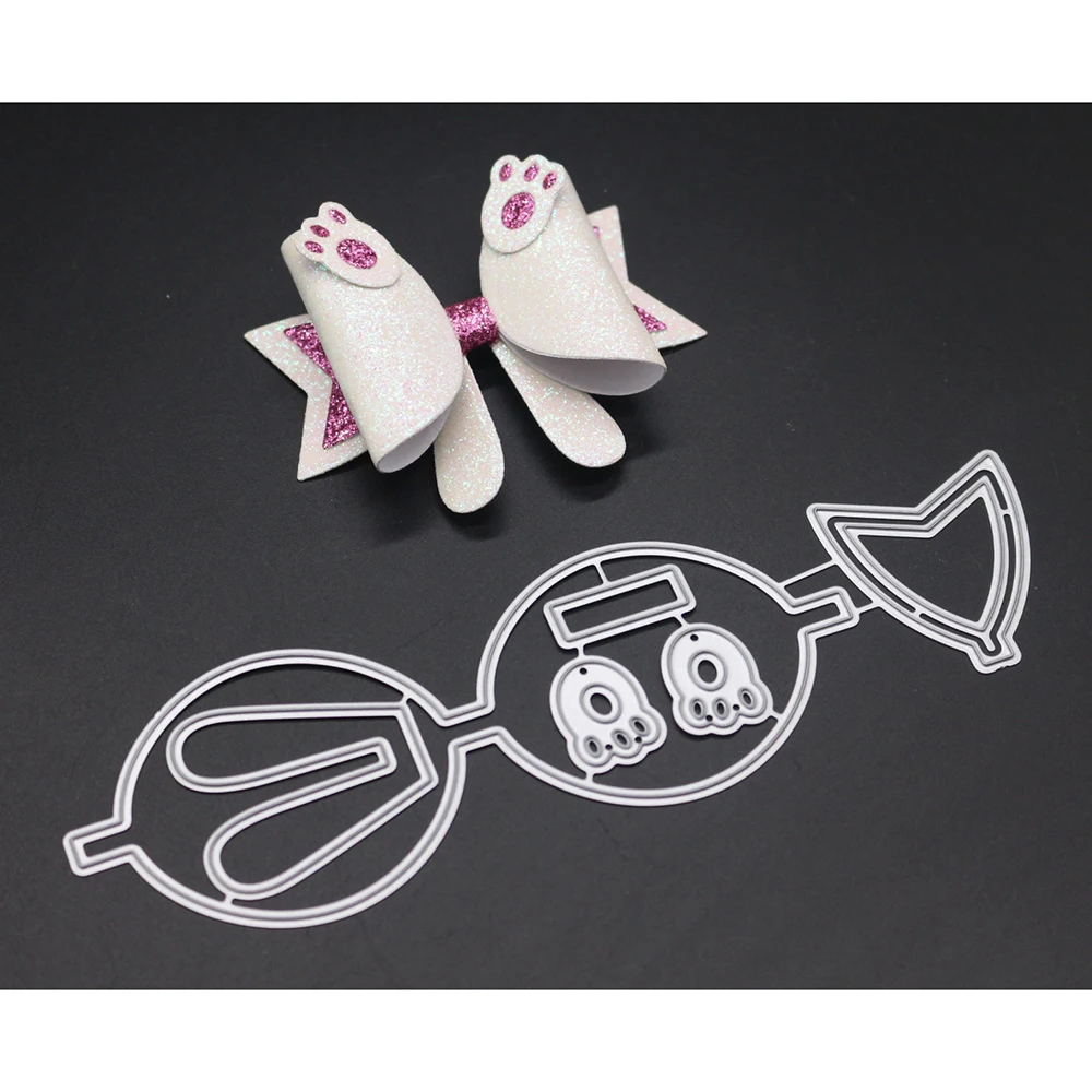 

2019 New Design Craft Metal Cutting Dies cut die 15.7x4.6CM bow scrapbooking Album Paper Card Craft Embossing Die Cuts