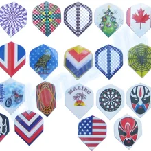 3200 шт. 2D специальные национальный стандарт Дартс флаг Рейсы Жесткий Хвост Листьев Дарт крылья валы Дартс иглы