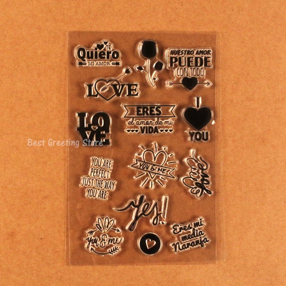 love stamps clear scrapbooking stamps for valentine,love scrapbook