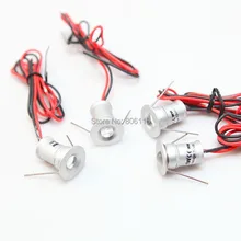 Супер Яркий 1 Вт Мини светодиодный светильник s светодиодная подсветка под шкаф DC12V для дома коммерческий светильник светодиодный погребенный лестничный светильник