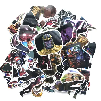 

100pcs/pack Super hero Thanos Stickers Kids Toy Avengers Sticker for Luggage Laptop Skateboard Moto Car Guitar Fridge Sticker