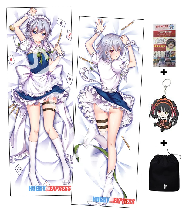 

Hobby Express Dakimakura Japanese Otaku Waifu Hugging Body Pillow Cover Sakuya Izayoi H3775A