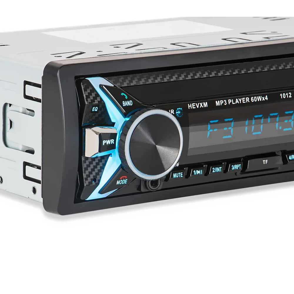 HEVXM 1012 12V 1 Din Автомобильный MP3 плеер Автомобильный цветной светильник MP3-плеер BT многофункциональный MP3-плеер