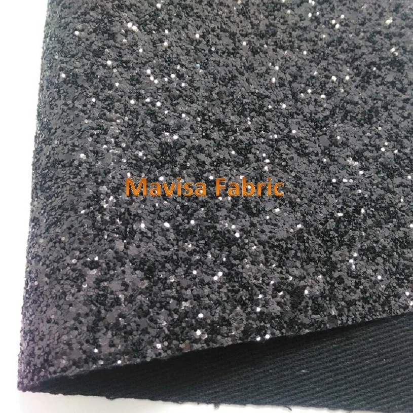 MQ001 30X134 см черного цвета с эффектом блестящей кожи, блестящая ткань для пошива бантов обувь сумки и обои вечерние украшения