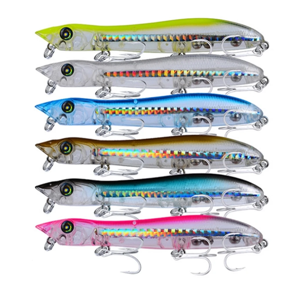 

1Pcs 113mm/14g Fishing Lure Floating Snake Head Popper Bait wobbler Plastic Hard Baits Fishing Iscas Artificial Para Pesca