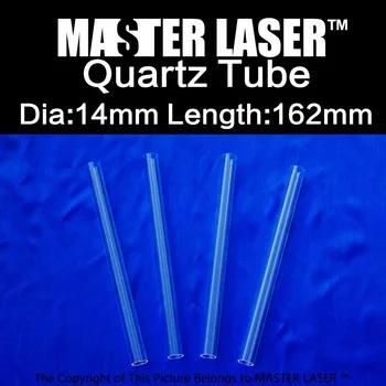Good Quality YAG Laser Cutting Machine Dia14mm Length 162mm UV-filtering Tube  Quartz Sleeve for Laser Rod Laser Lamp