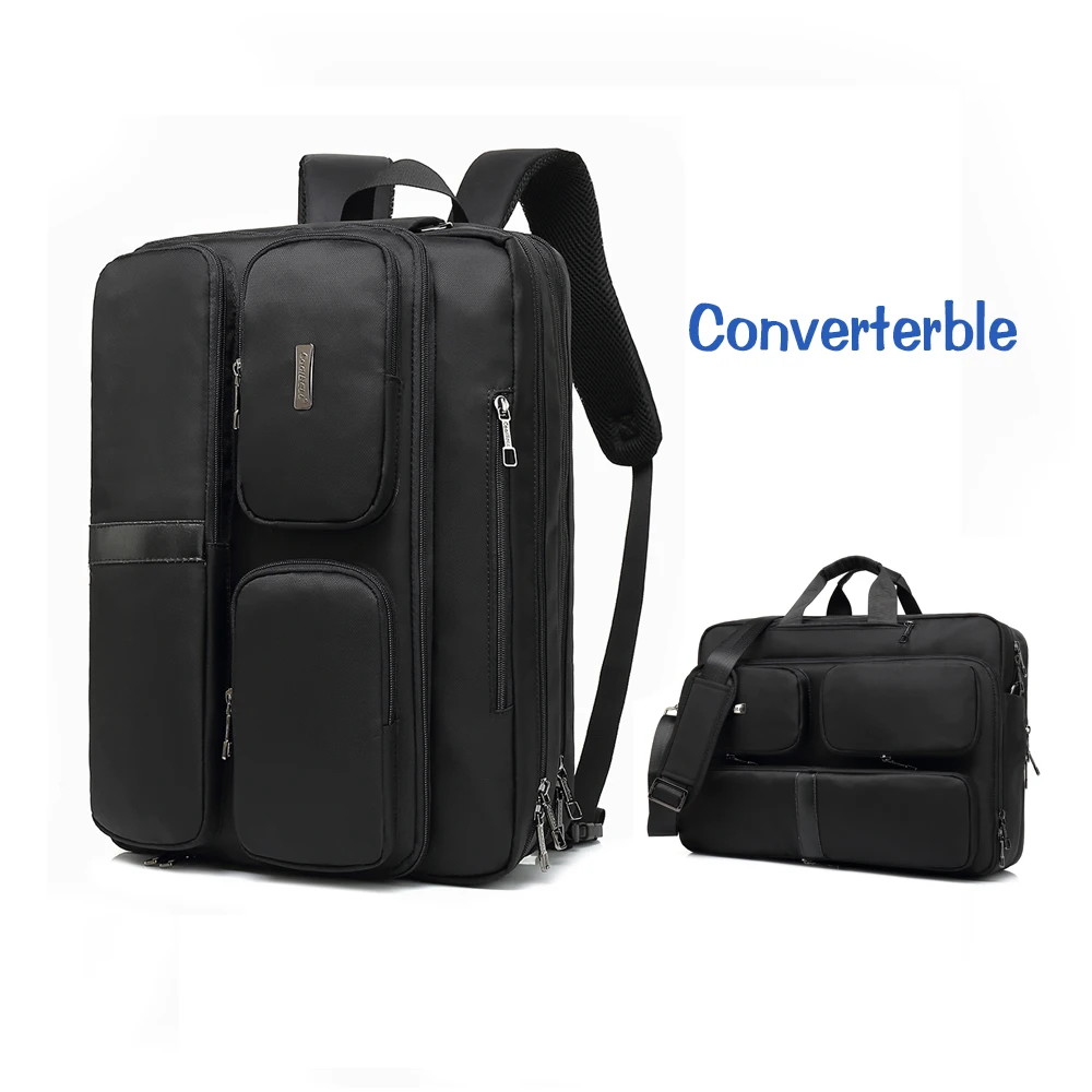 Большой Вместительный дизайнерский рюкзак для ноутбука, конвертерная сумка, деловая сумка для ноутбука 17 17,3 дюймов