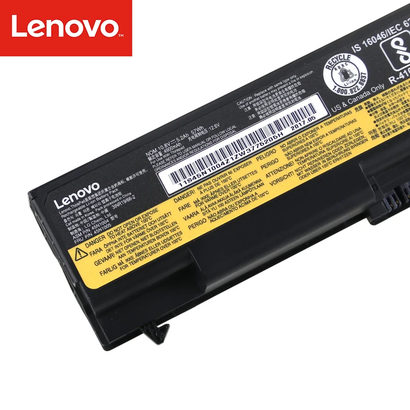 Аккумулятор для ноутбука lenovo ThinkPad T430 T430I T530 T530I W530 SL430 SL530 L430 L530 45N1007 45N1004 45N1005 6 ядро