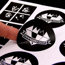 Наклейки фирменные наклейки изготовленным на заказ логосом рекламой по индивидуальному заказу клиента printing2.5* 2,5 см