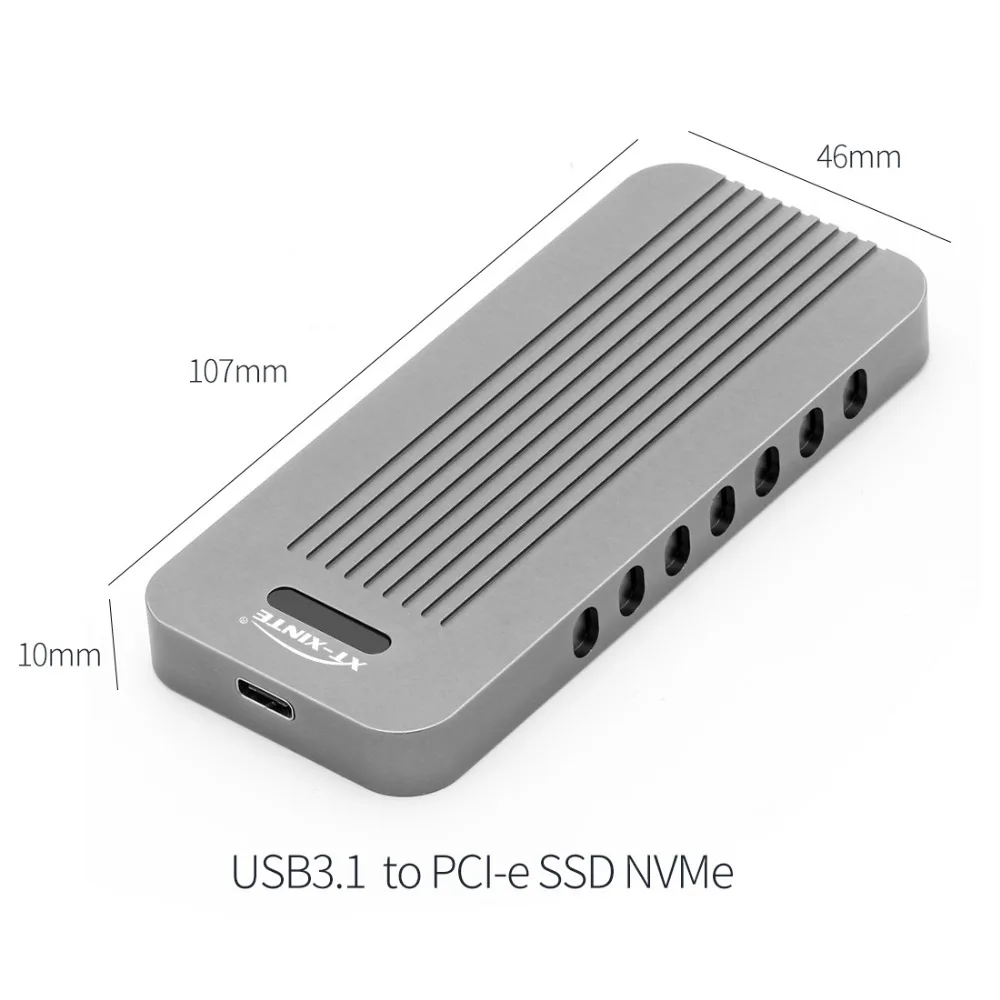 USB 3.1 Type C SSD адаптер M Φ M.2 к 3 1 конвертер для жесткого диска HDD чехол металлический