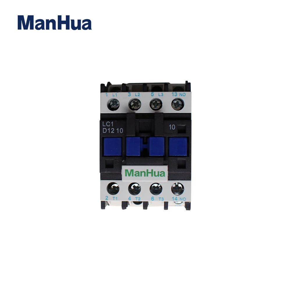 

ManHua Hot Product AC GeneraL 220V LC1-D12 Electric Contactor For Elevator Magnetic Contactor
