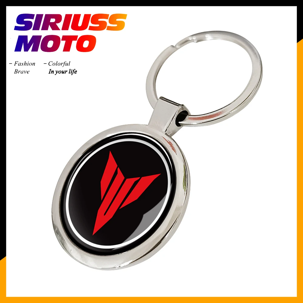 

Chrome Motorcycle Keychain Key Ring Case for Yamaha MT01 MT03 MT07 MT09 MT10 MT125
