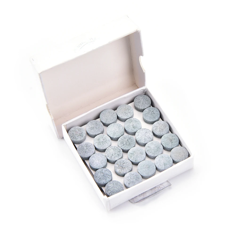 Marbit 50pcs/lot 9mm 10mm Billiard Pool Cue Tips Hardness in M Billiard Snooker Cue Stick Tip Billiard Accessories