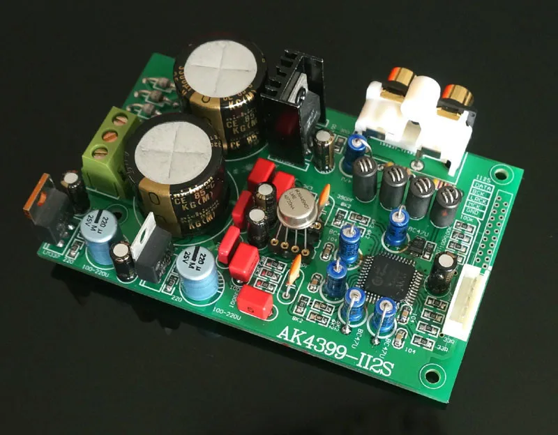 

Assembled AK4399 decoder board I2S input dac (upgrade grinding machine red core DAC CD player)