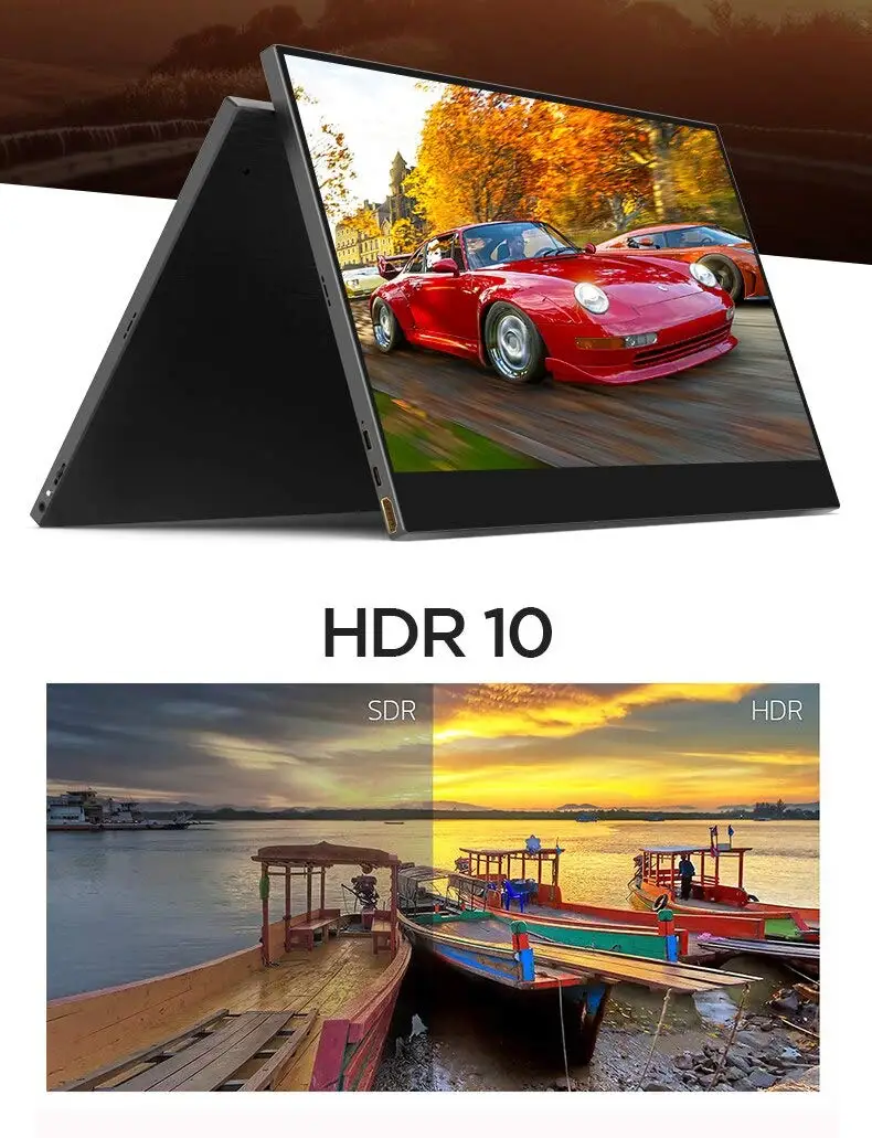 15,6 дюймов 1080P HDR ips беспроводной сенсорный портативный монитор для телефона iOS Android type C подключение к Xbox игры экран NS PS4 дисплей