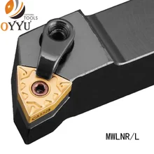 OYYU MWLNR2525M08 MWLNR Lathe Tool Holder 25*32*20 Boring Bar CNC External Turning Tool Holder Machine Accessories Lathe Tools zcc ct knife back psdnn1212f09 p hole clamping tool holders external turning tools cnc lathe tool holder for sn series