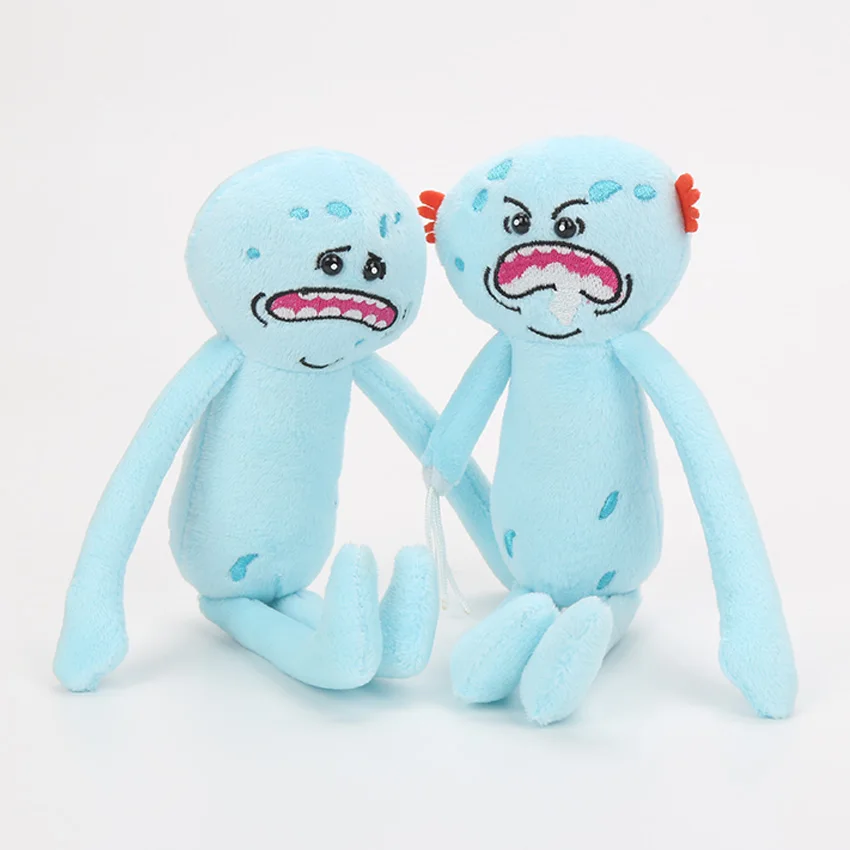1 шт. 24 см Рик и Морти счастливая улыбка Sad Meeseeks Mr poopybuttole foamy Мягкие плюшевые игрушки куклы Детский подарок
