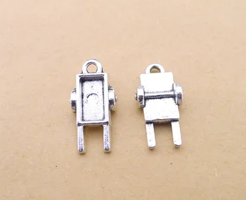 

100pcs Exquisit Small cart Charms Pendants 22x11mm Antique silver Handmade gift craft Jewelry earring bracelet necklace anklet
