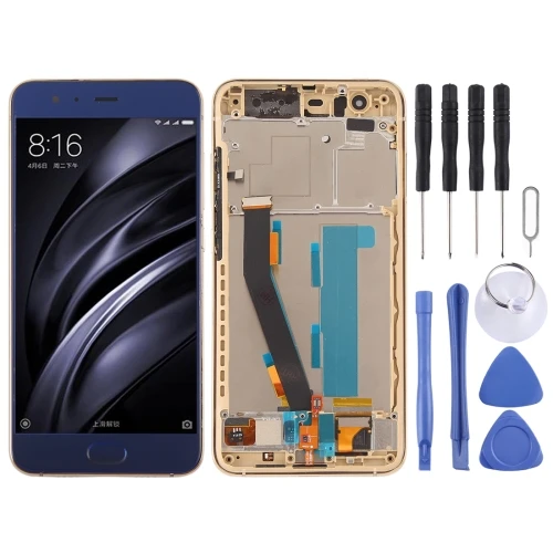 ЖК-экран и дигитайзер полная сборка с рамкой для Xiaomi Mi 6