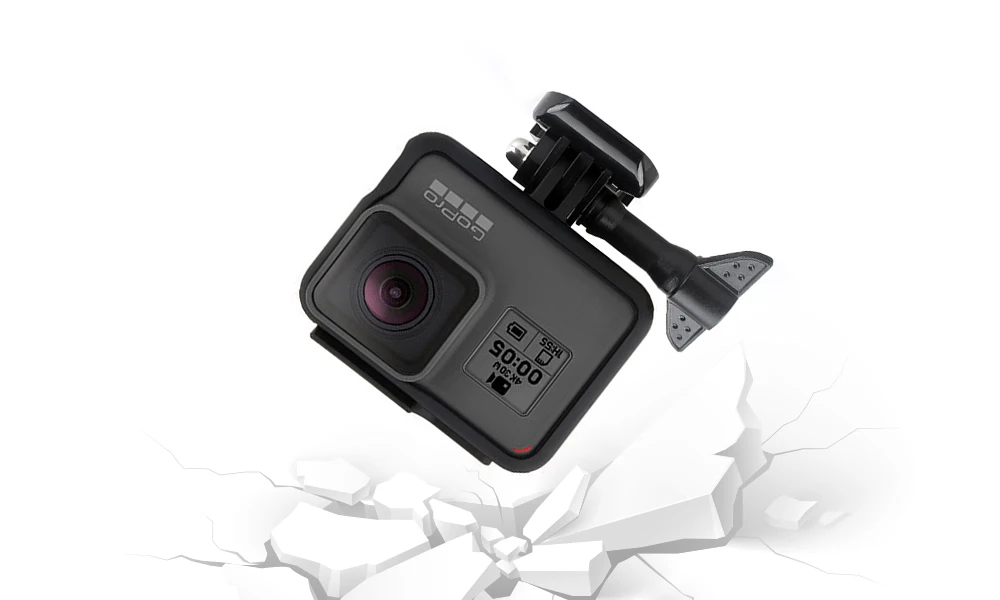 Vamson защитный чехол-рамка для Go pro Аксессуары для экшн-камеры Hero7 6 5 черный 7 серебристый/белый корпус Чехол крепление для основания VP631