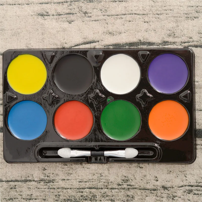 

Fashion Flash Tattoo Face Body Paint Oil Painting Art Non-toxic Water Paint Oil Halloween Party Makeup Face Painting Set