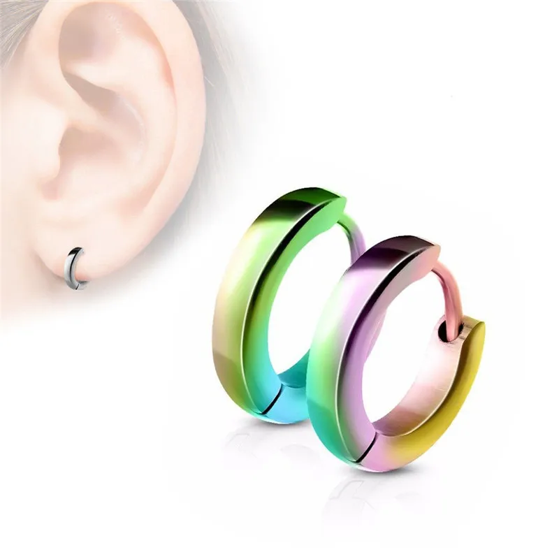 1Pair Punk Clip Earrings Fashion Ear Cuff For Girls Men Smooth Delicate Ear Clips Jewelry Women Piercing Earrings