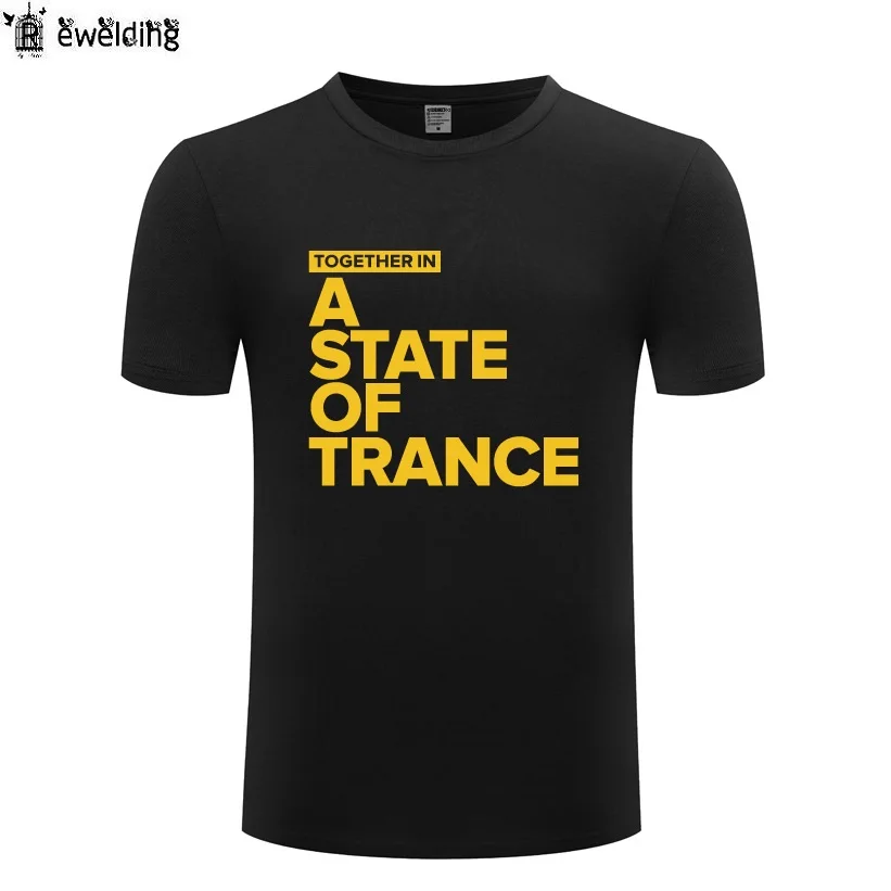 Together In A State of Trance Мужская футболка Armin Van Buuren хип-хоп мужские хлопковые футболки с