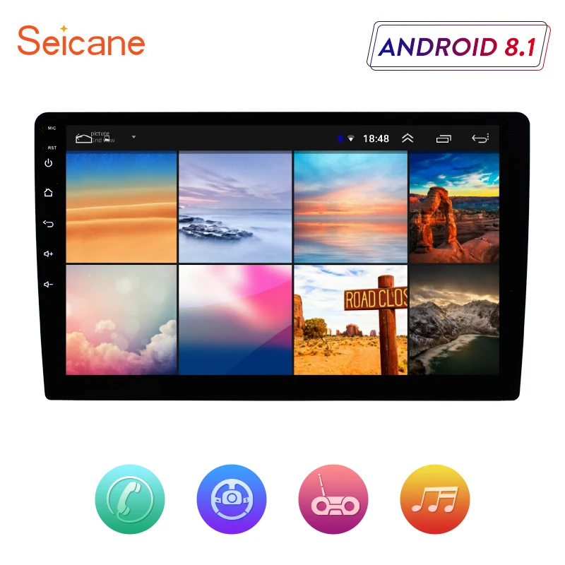 Seicane 2Din Android 8,1 10," gps Автомагнитола для универсальных Nissan VW Toyota Kia rio hyundai Suzuki Honda головное устройство Поддержка Wi-Fi