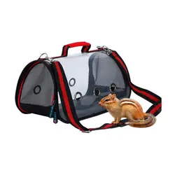 Простой Прозрачный кошка сумка щенок рюкзак на одно плечо Путешествия собака посылка Портативный рюкзак Pet статьи