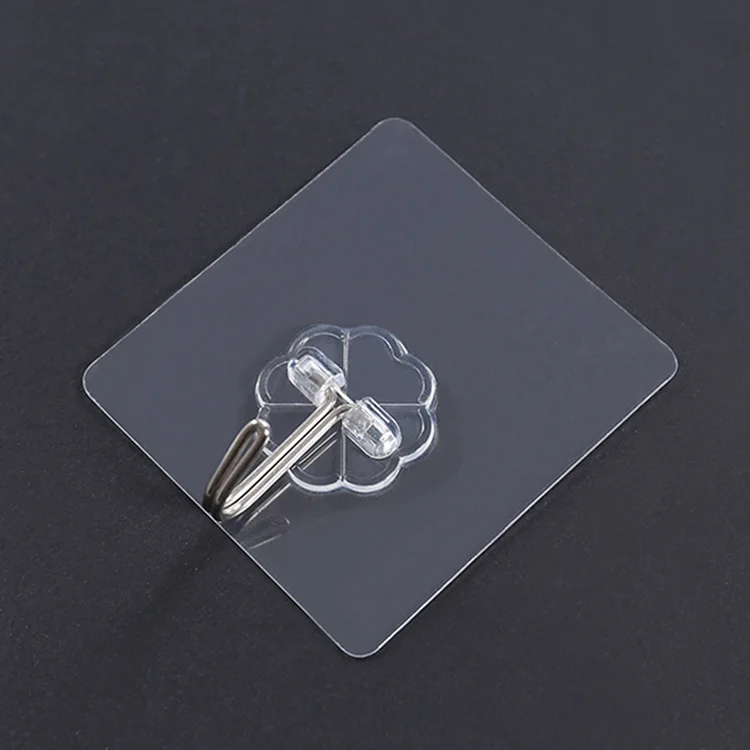 

SrDcMbk 1Pcs Strong Transparent Suction Cup Sucker Wall Hooks Hanger For Kitchen Bathroom Kitchen Dining & Bar Tool